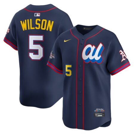 Jacob Wilson American League Navy 2025 All-Star Edition Jersey