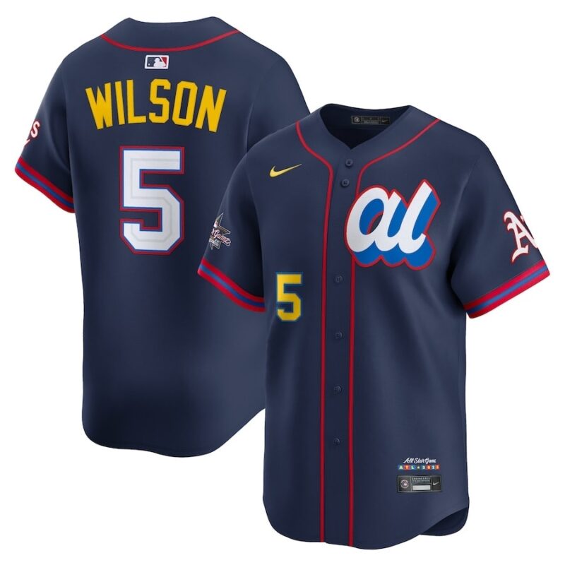 Jacob Wilson American League Navy 2025 All-Star Edition Jersey