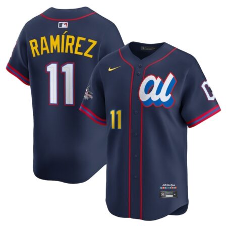 José Ramirez American League Navy 2025 All-Star Edition Jersey