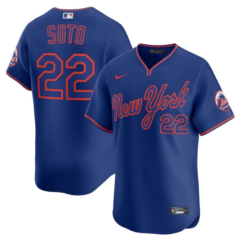 Juan Soto New York Mets 2025 Royal Alternate Limited Jersey