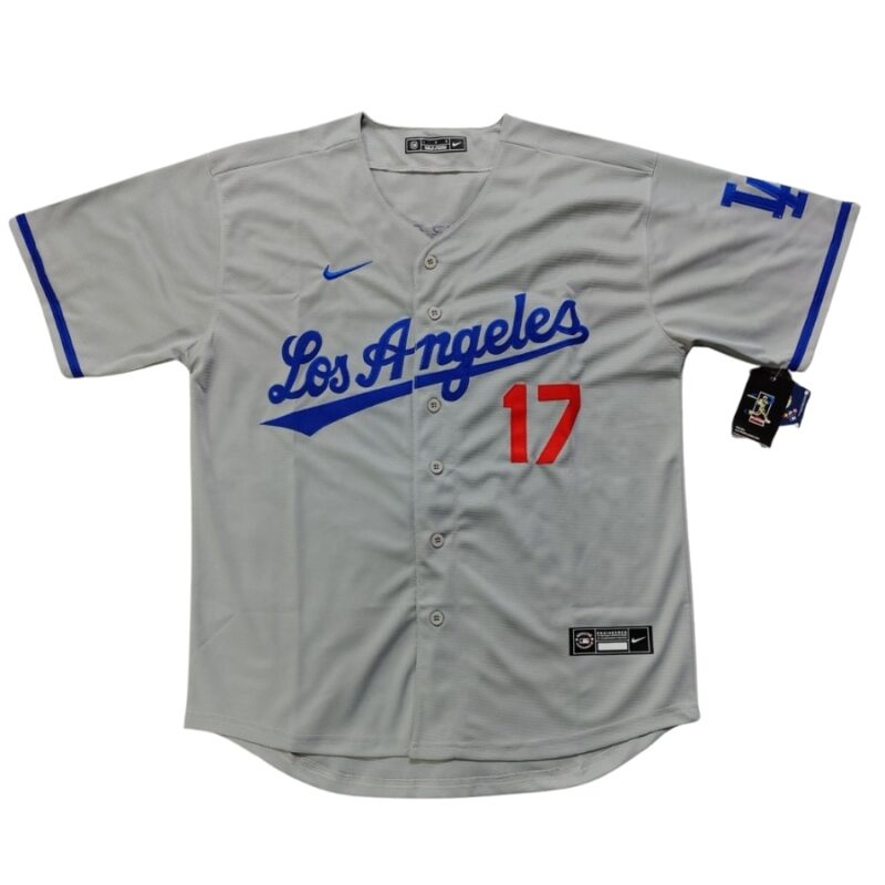 Los Angeles Dodgers Shohei Ohtani Gray Alternate Jersey Front