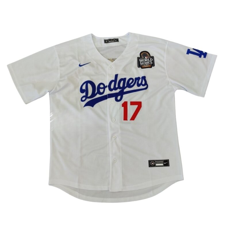 Los Angeles Dodgers Shohei Ohtani White 2024 Word Series Jersey front