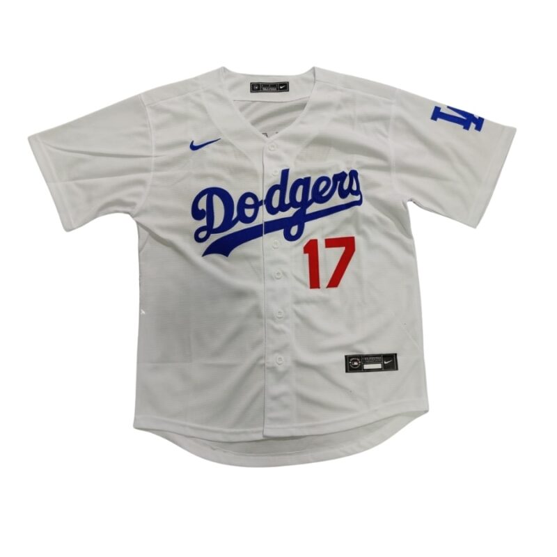 Los Angeles Dodgers Shohei Ohtani White Jersey front