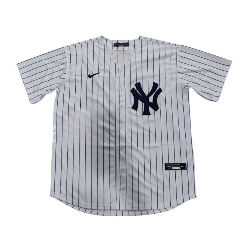 New York Yankees Aaron Judge White Home Jersey front