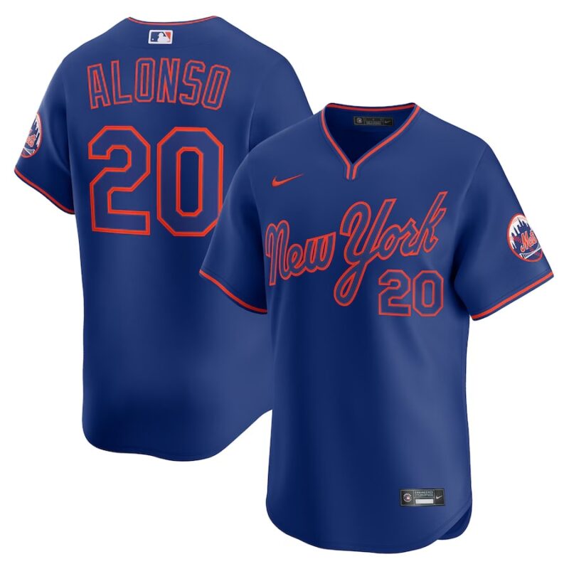 Pete Alonso New York Mets 2025 Royal Alternate Limited Jersey