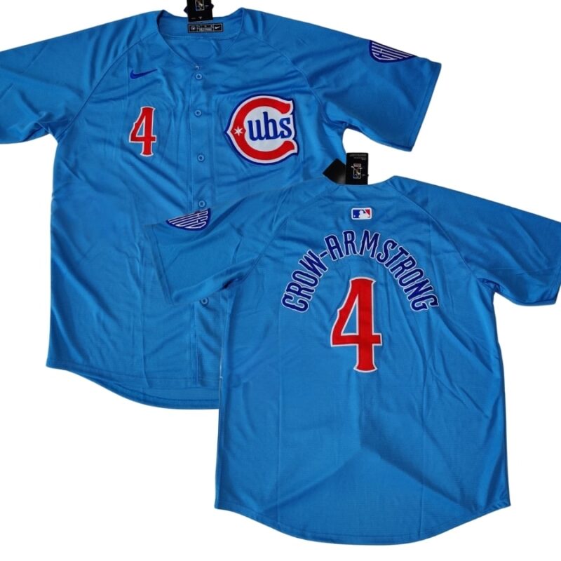 Pete Crow-Armstrong Light Blue Alternate Jersey