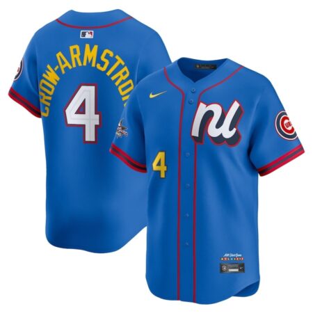 Pete Crow-Armstrong National League Blue 2025 All-Star Edition Jersey