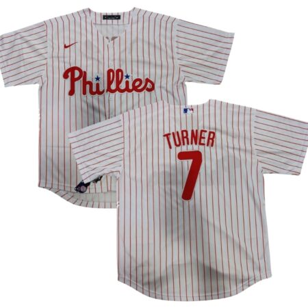 Philadelphia Phillies Trea Turner White Home Jersey