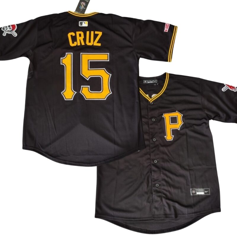 Pittsburgh Pirates Oneil Cruz Black Alternate Jersey