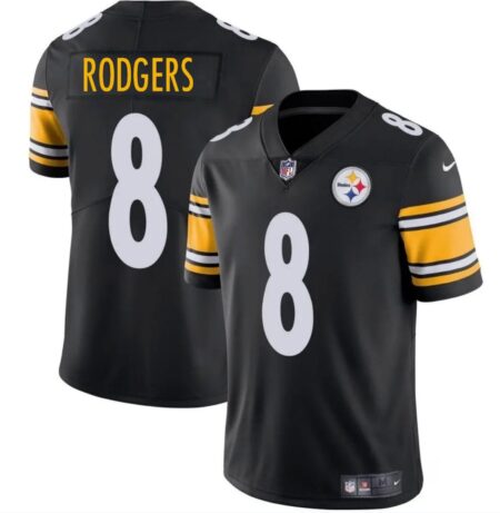 Pittsburgh Steelers Aaron Rodgers Black Jersey