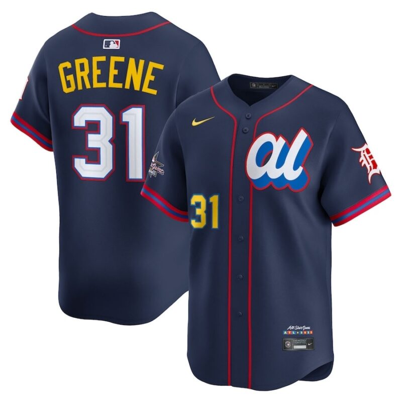 Riley Greene American League Navy 2025 All-Star Edition Jersey