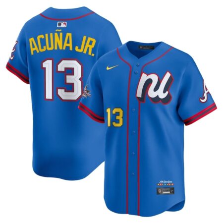 Ronald Acuna Jr. National League Blue 2025 All-Star Edition Jersey