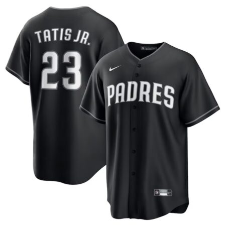 San Diego Padres Fernando Tatis Jr. Black Lights Out Player Jersey