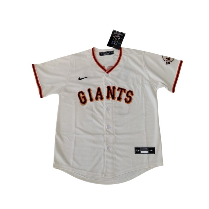 San Francisco Giants Wilmer Flores Cream Home Jersey front
