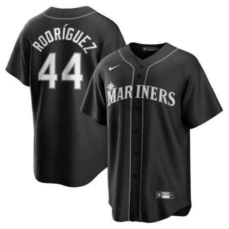 Seattle Mariners Julio Rodríguez Black Lights Out Player Jersey