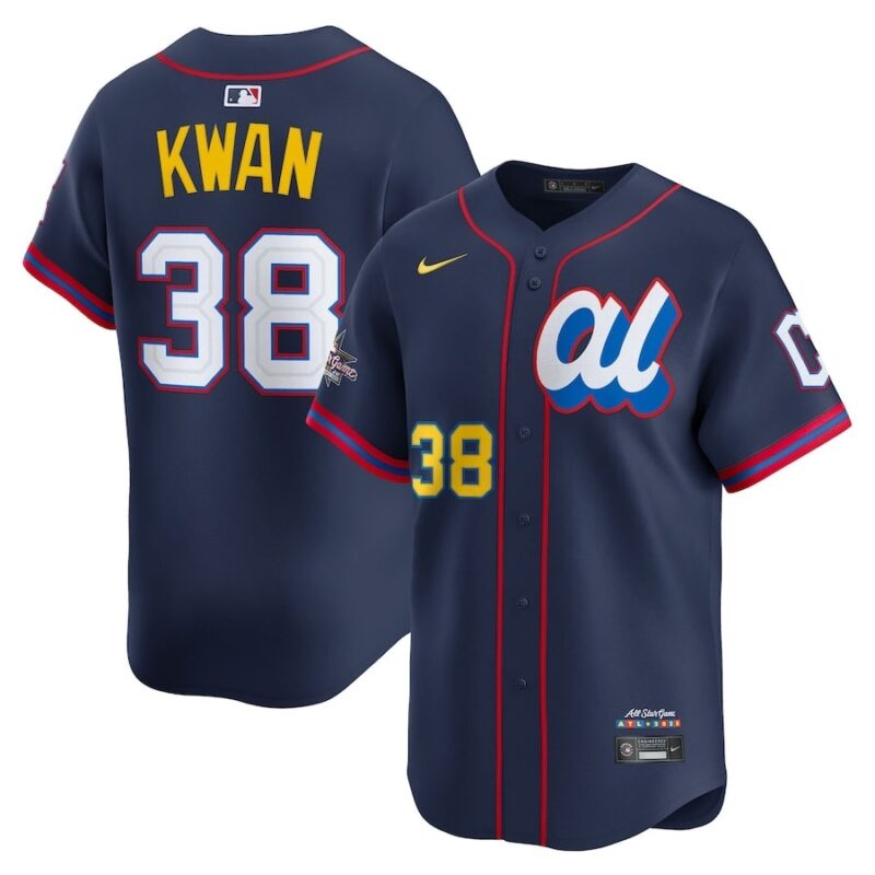 Steven Kwan American League Navy 2025 All-Star Edition Jersey
