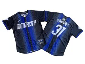 Tigers Riley Greene Navy City Connect Limited Jersey Stitched