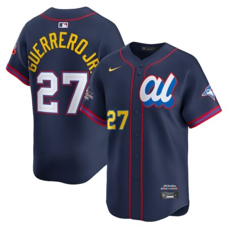 Vladimir Guerrero Jr. American League Navy 2025 All-Star Edition Jersey