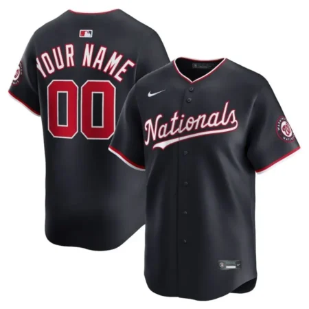 Washington Nationals Navy Alternate Limited Custom Jersey