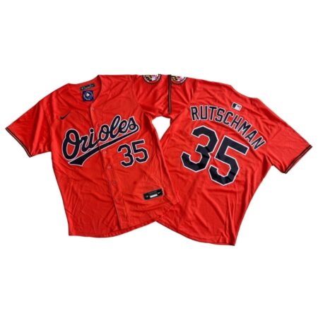 Baltimore Orioles Adley Rutschman Orange Alternate Jersey
