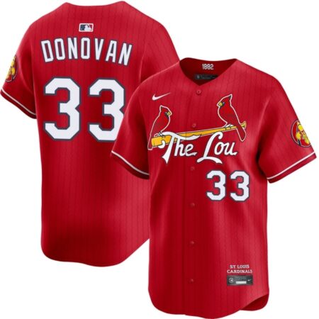 Brendan Donovan St. Louis Cardinals Red City Connect Limited Jersey
