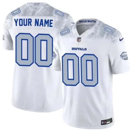 Buffalo Bills ACTIVE PLAYER Custom White 2025 F.U.S.E. “Rivalries” Vapor Untouchable Limited Stitched Football Jersey