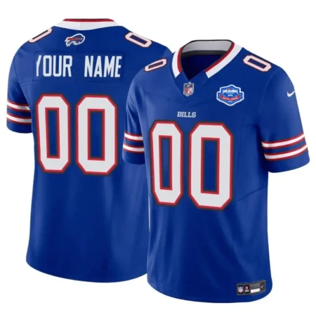 Buffalo Bills Active Player Custom Blue 2025 F.U.S.E. With Farewell Patch Vapor Untouchable Limited Stitched Football Jersey