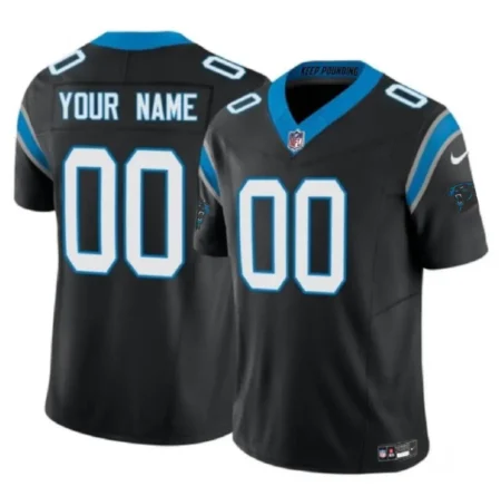 Carolina Panthers Active Player Custom Black 2023 F.U.S.E. Vapor Limited Stitched Football Jersey