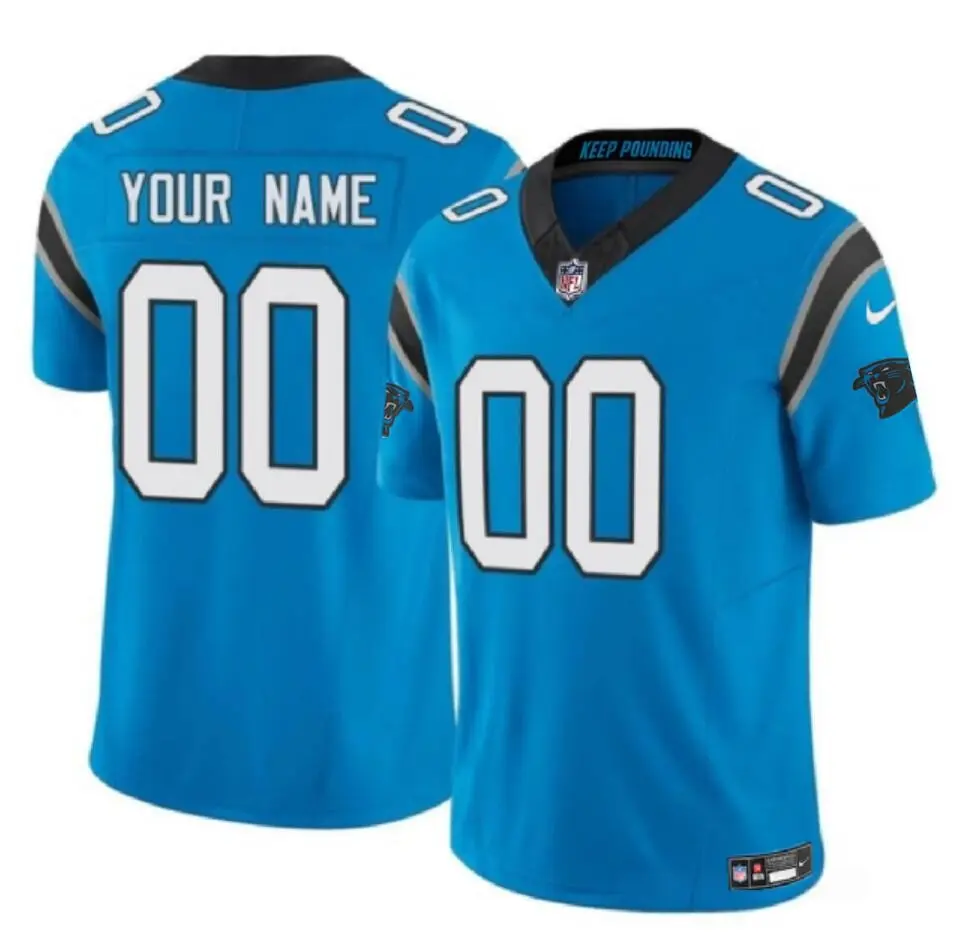Carolina Panthers Active Player Custom Blue 2023 F.U.S.E. Vapor Limited Stitched Football Jersey