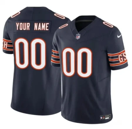 Chicago Bears Active Player Custom Navy 2023 F.U.S.E Vapor Untouchable Limited Stitched Football Jersey