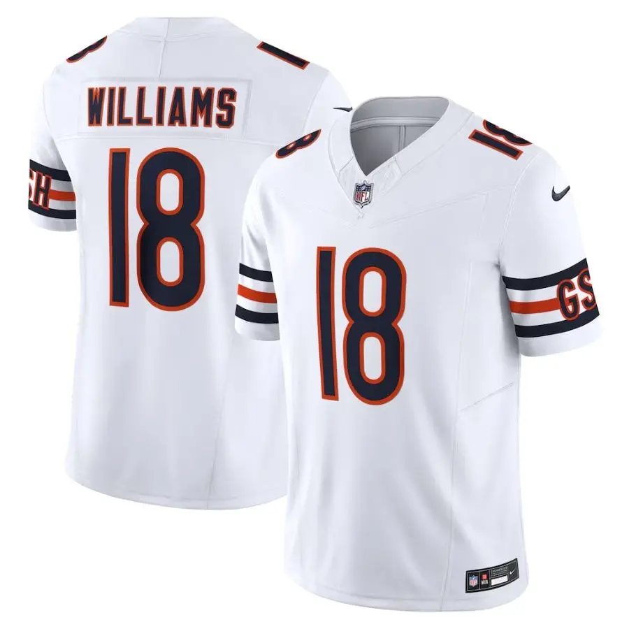 Chicago Bears Caleb Williams White Vapor F.U.S.E. Limited Jersey