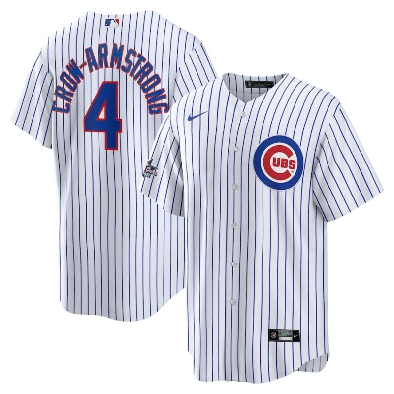 Chicago Cubs Pete Crow-Armstrong White 2025 MLB All-Star Game Jersey