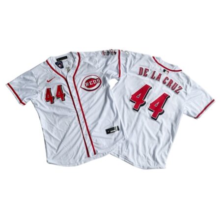 Cincinnati Reds Elly De La Cruz White Home Limited Jersey