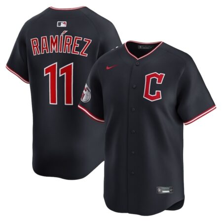 Cleveland Guardians Jose Ramirez Navy Alternate Jersey