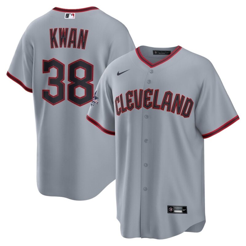 Cleveland Guardians Steven Kwan Gray 2025 All-Star Game Jersey