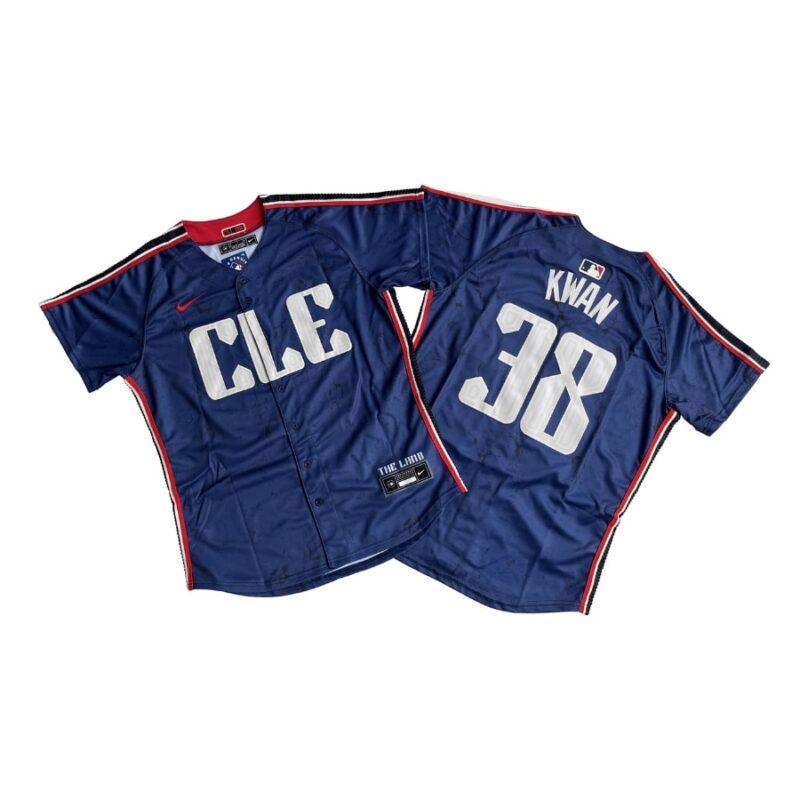 Cleveland Guardians Steven Kwan Navy City Connect Limited Jersey