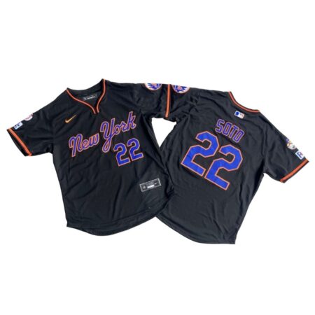 Juan Soto Mets Black Alternate Limited Jersey