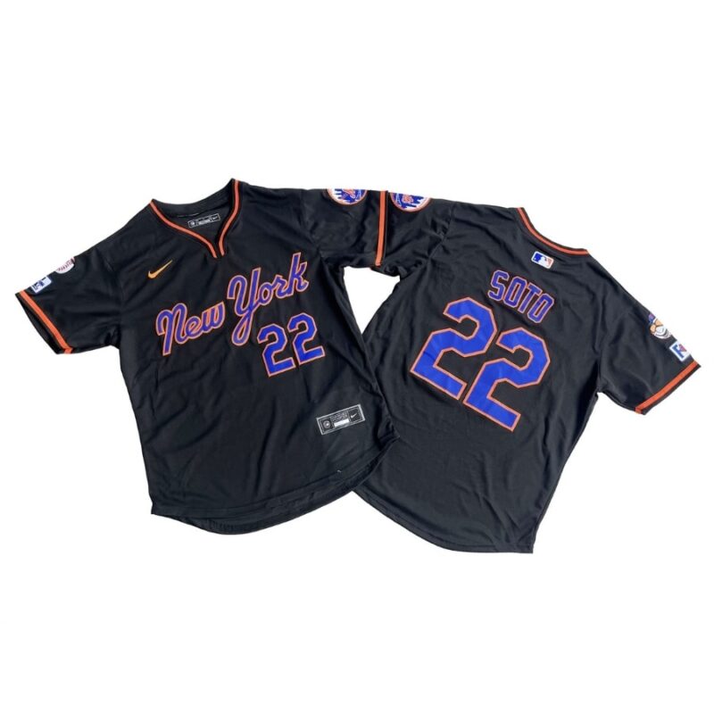 Juan Soto Mets Black Alternate Limited Jersey