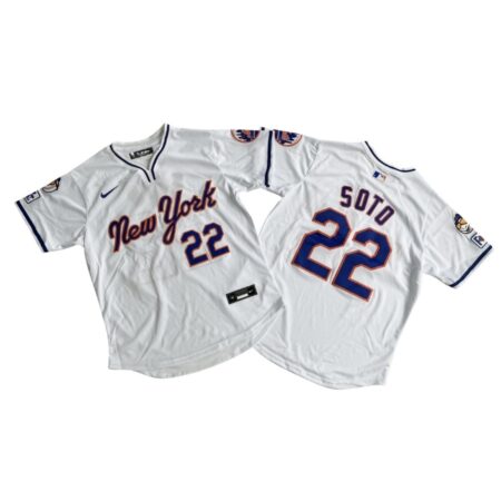 Juan Soto Mets White Alternate Limited Jersey