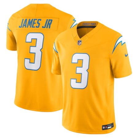 Los Angeles Chargers Derwin James Jr. Gold Alternate Charger Power Vapor F.U.S.E. Limited Jersey