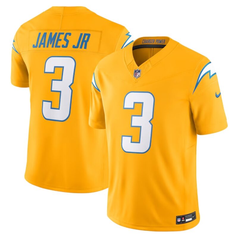 Los Angeles Chargers Derwin James Jr. Gold Alternate Charger Power Vapor F.U.S.E. Limited Jersey
