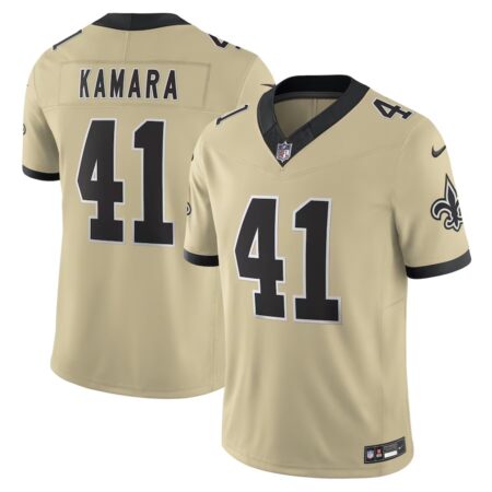 New Orleans Saints Alvin Kamara Gold Alternate Limited Jersey