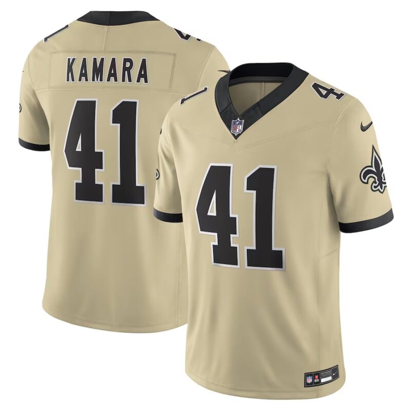 New Orleans Saints Alvin Kamara Gold Alternate Limited Jersey