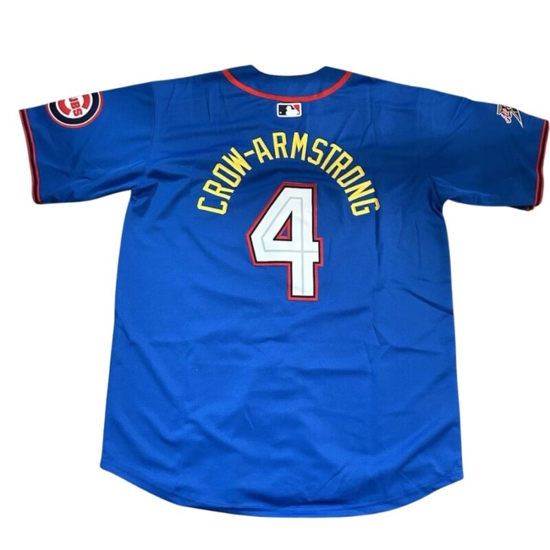 Pete Crow-Armstrong National League Blue 2025 All-Star Jersey Stitched back