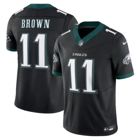 Philadelphia Eagles A.J. Brown Black Alternate Vapor F.U.S.E. Limited Jersey