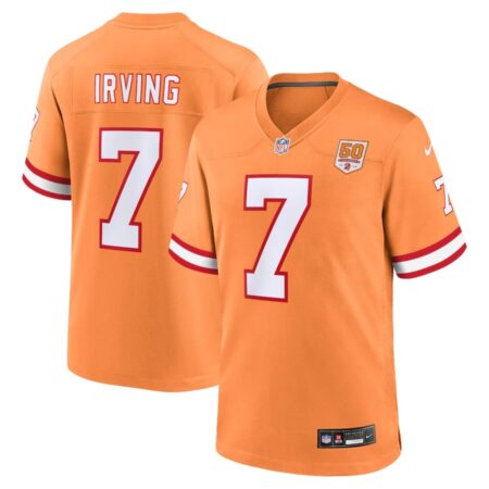 Tampa Bay Buccaneers Bucky Irving Orange Vapor F.U.S.E. Player Limited Jersey