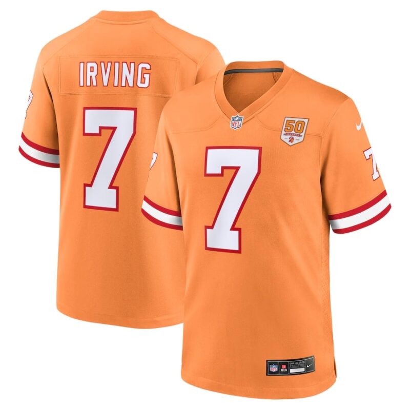 Tampa Bay Buccaneers Bucky Irving Orange Vapor F.U.S.E. Player Limited Jersey