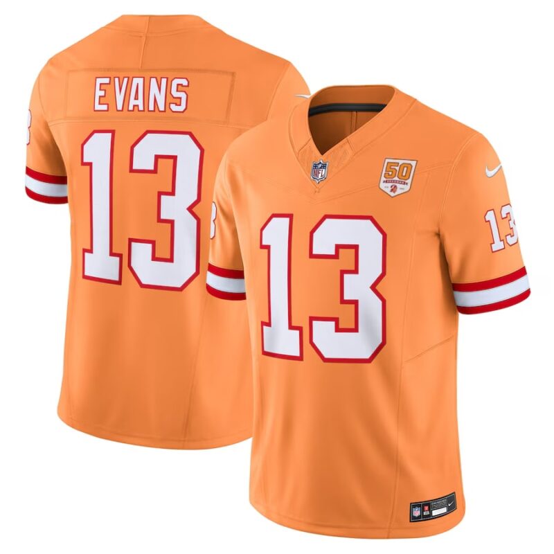 Tampa Bay Buccaneers Mike Evans Orange Vapor F.U.S.E. Limited Jersey