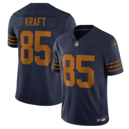 reen Bay Packers Tucker Kraft Navy Alternate Game Jersey