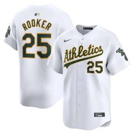 Athletics Brent Rooker Nike White Home Limited Player Jersey